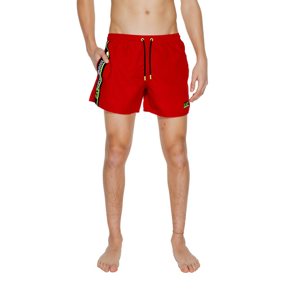  - Red Polyester Swimwear