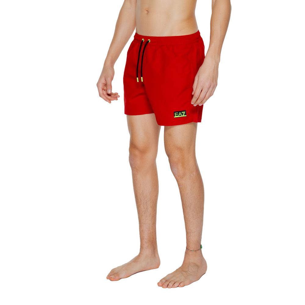  - Red Polyester Swimwear