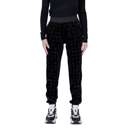  - Black Polyester Jeans & Pant