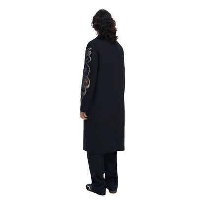  - Black Polyester Jackets & Coat