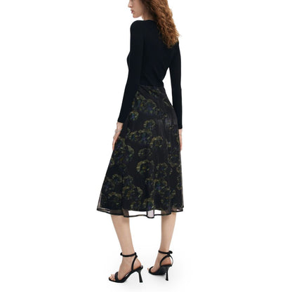  - Black Viscose Dress