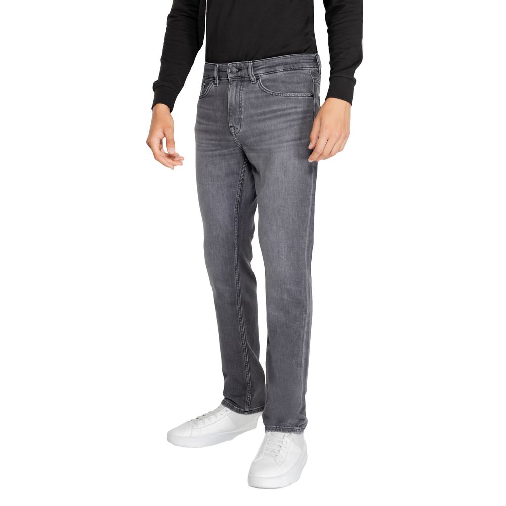  - Black Cotton Jeans & Pant