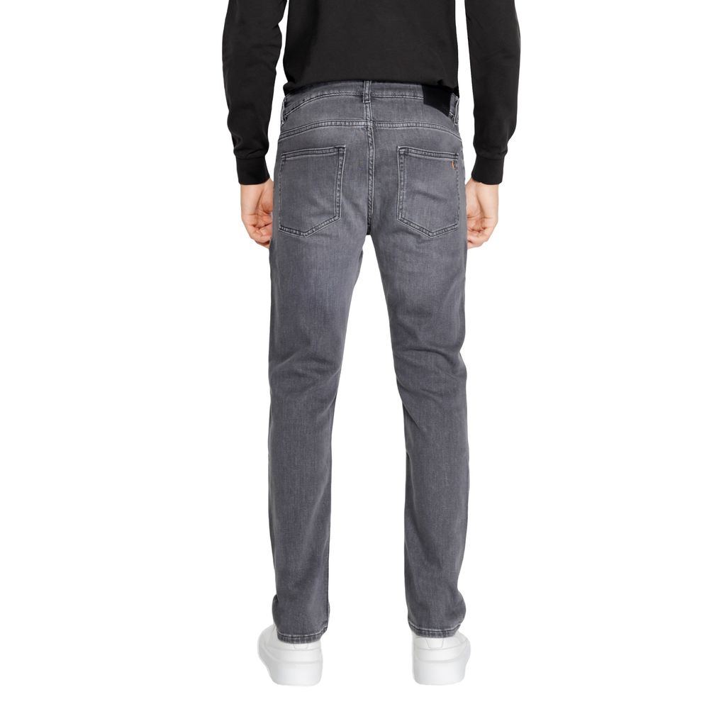  - Black Cotton Jeans & Pant