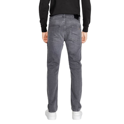  - Black Cotton Jeans & Pant