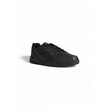  - Black Synthetic Leather Sneaker