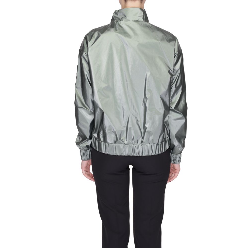  - Green Polyester Jackets & Coat