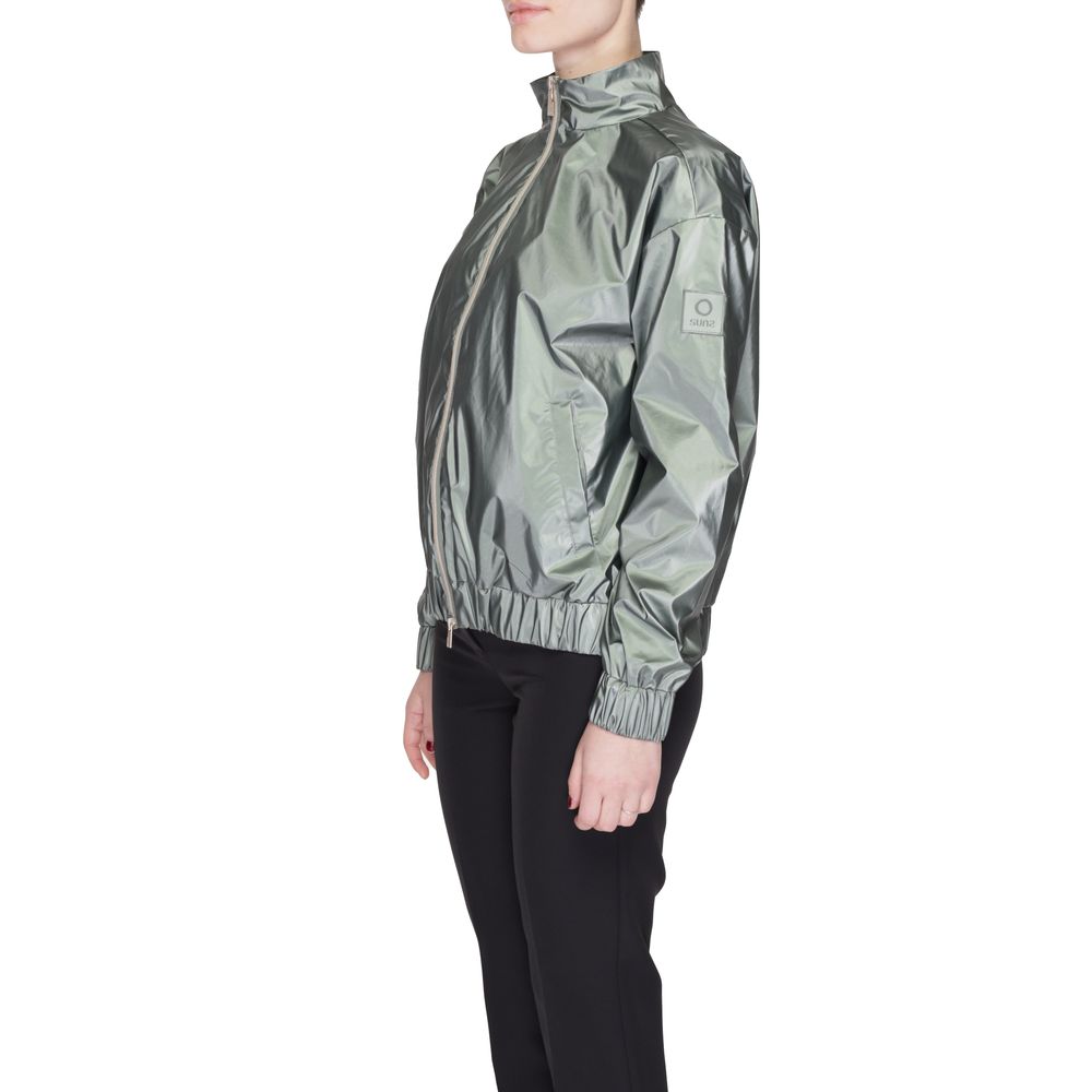  - Green Polyester Jackets & Coat