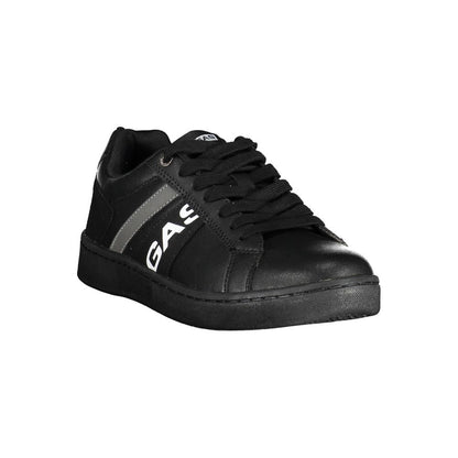 Black Artificial Leather Sneaker