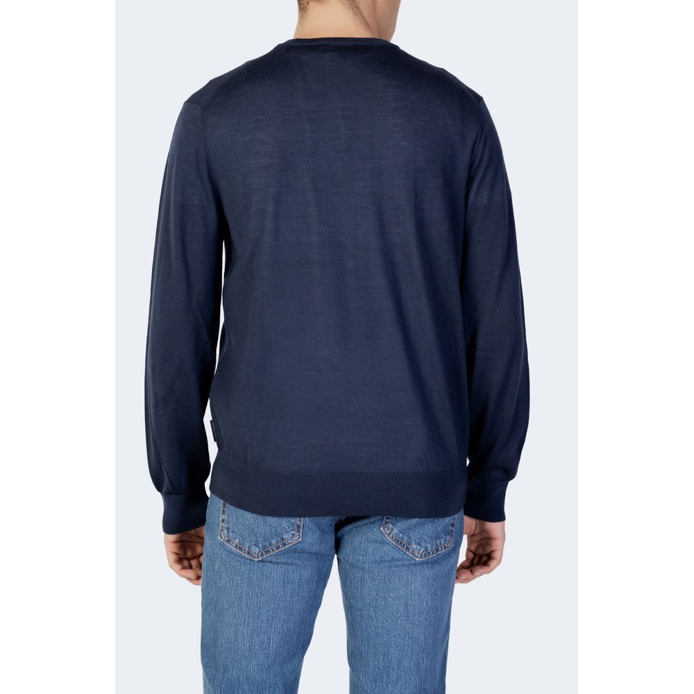  - Blue Wool Sweater