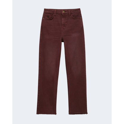  - Bordeaux Cotton Jeans & Pant