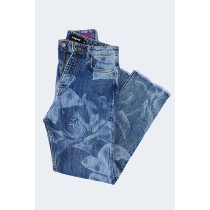  - Blue Cotton Jeans & Pant