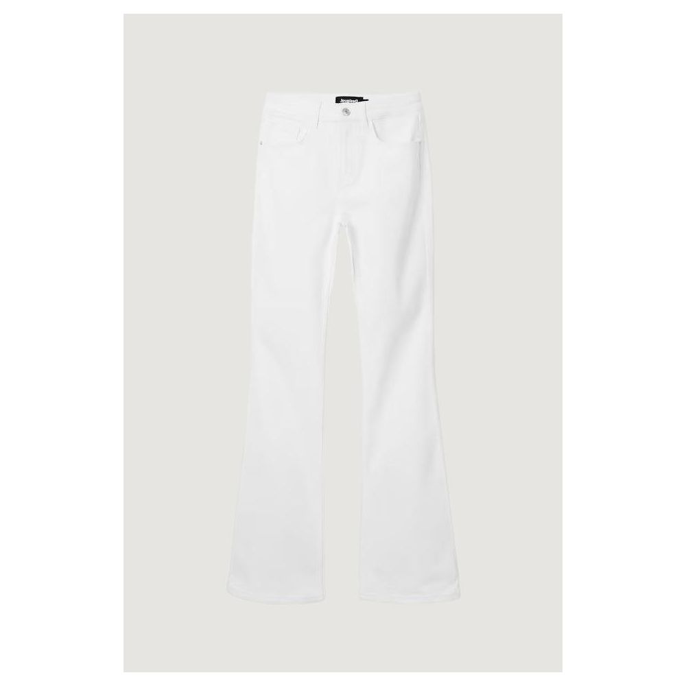  - White Cotton Jeans & Pant