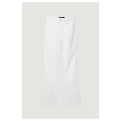  - White Cotton Jeans & Pant