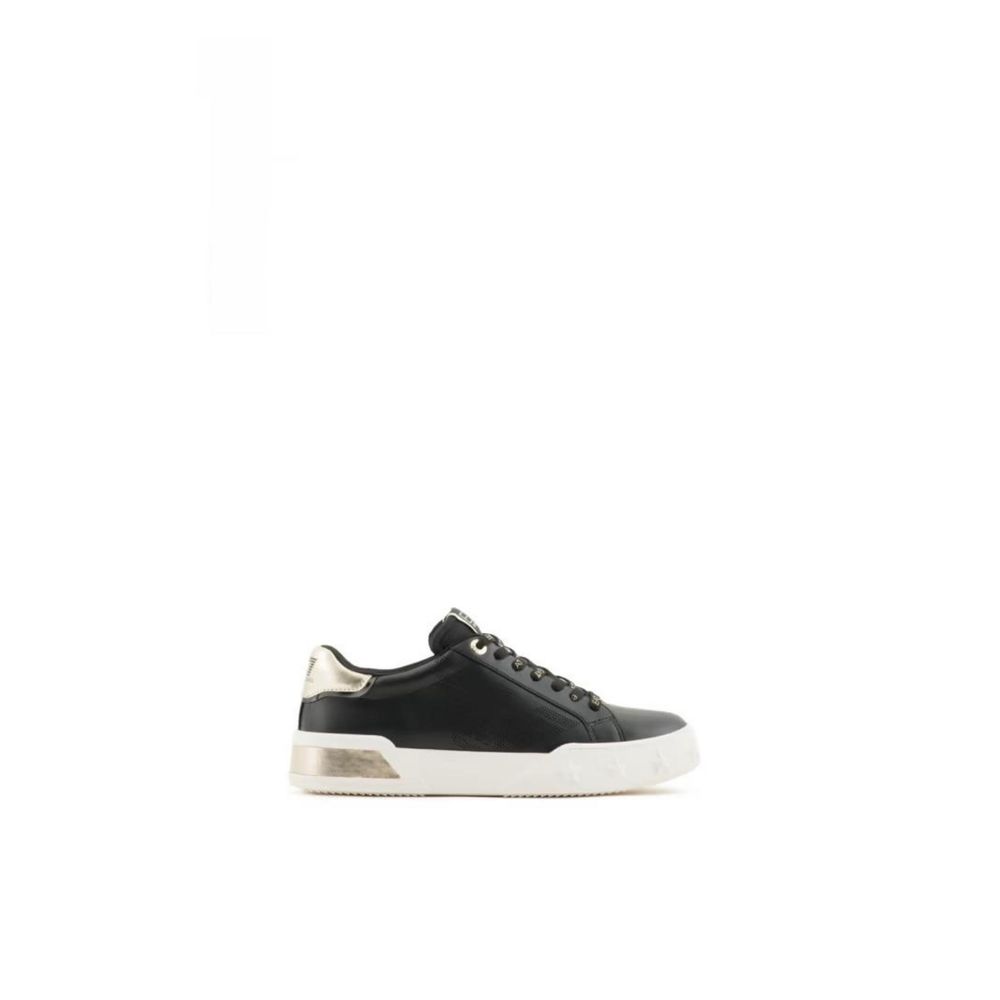  - Black And White Polyester Sneaker