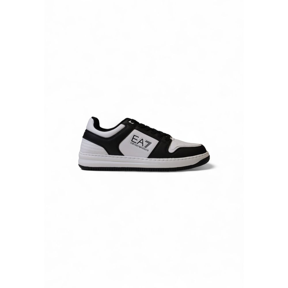  - Black And White Polyester Sneaker