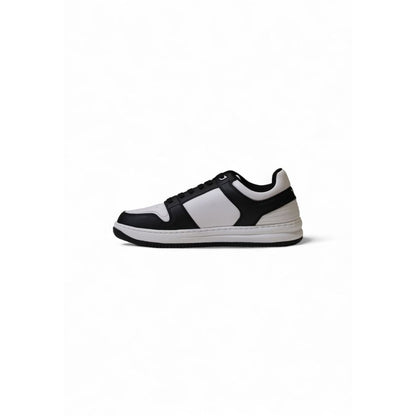  - Black And White Polyester Sneaker