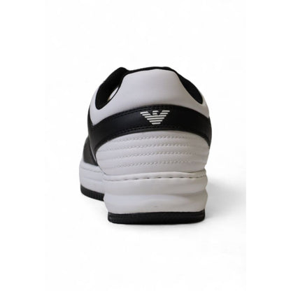  - Black And White Polyester Sneaker