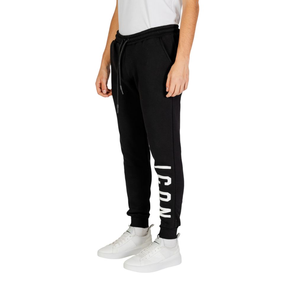 Black And White Cotton Jeans & Pant