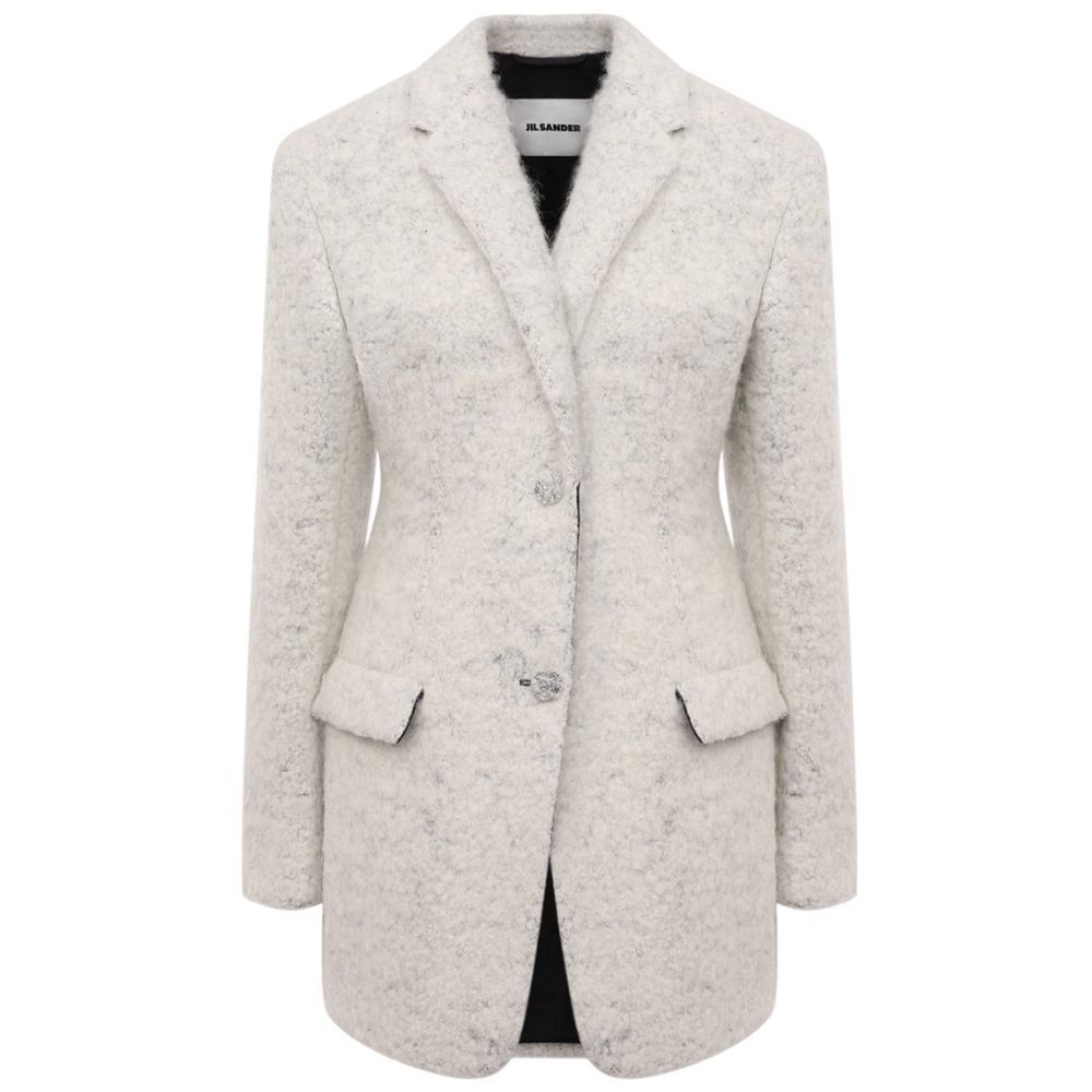  - White Alpaca Jackets & Coat