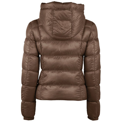  - Brown Nylon Jackets & Coat