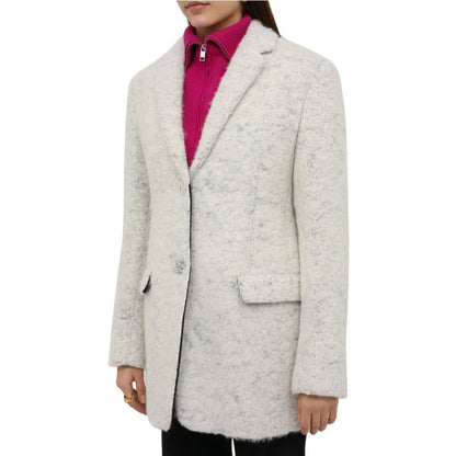  - White Alpaca Jackets & Coat