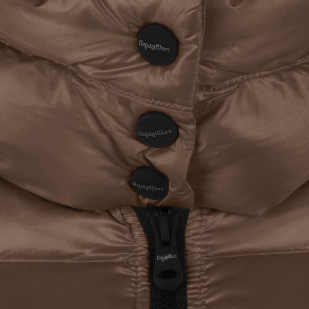  - Brown Nylon Jackets & Coat