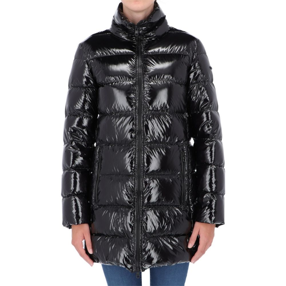  - Black Polyester Jackets & Coat