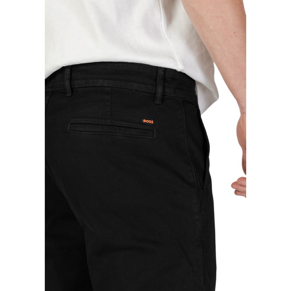  - Black Cotton Jeans & Pant