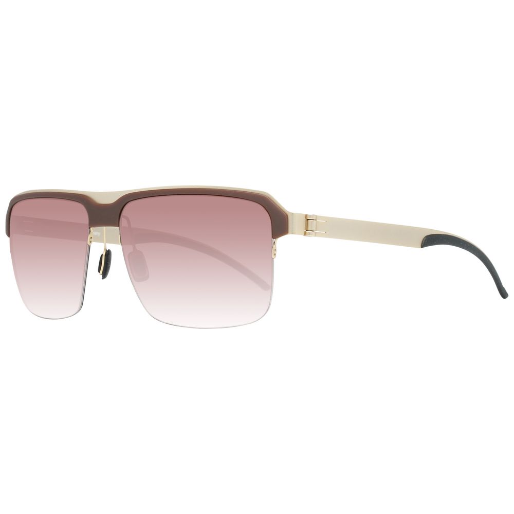  - Brown Metal Sunglasses