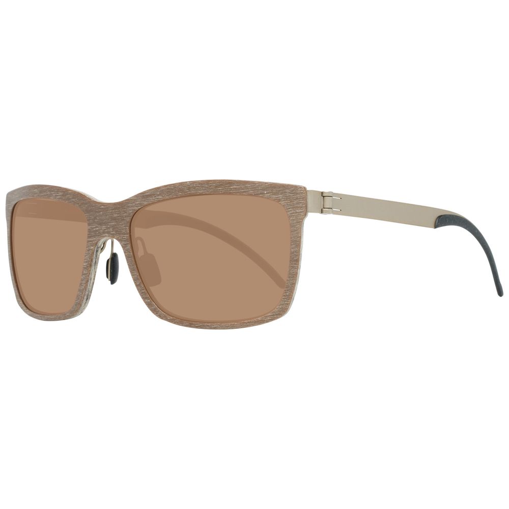  - Brown Metal Sunglasses