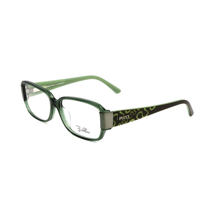 Emilio Pucci Olive Plastic Optical Glasses – 55mm