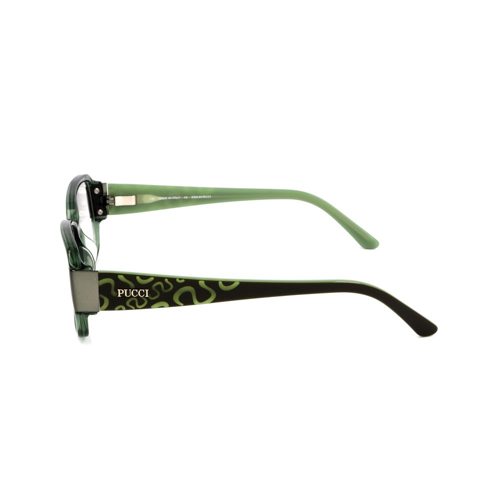 Emilio Pucci Olive Plastic Optical Glasses – 55mm