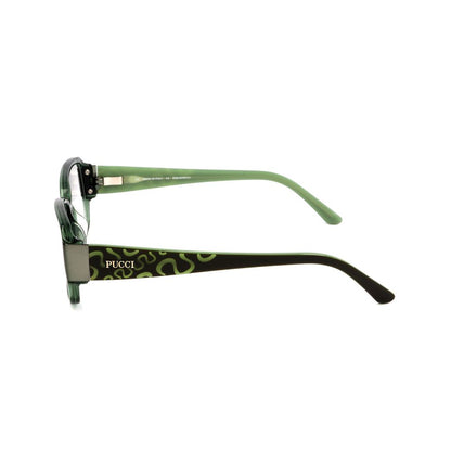 Emilio Pucci Olive Plastic Optical Glasses – 55mm
