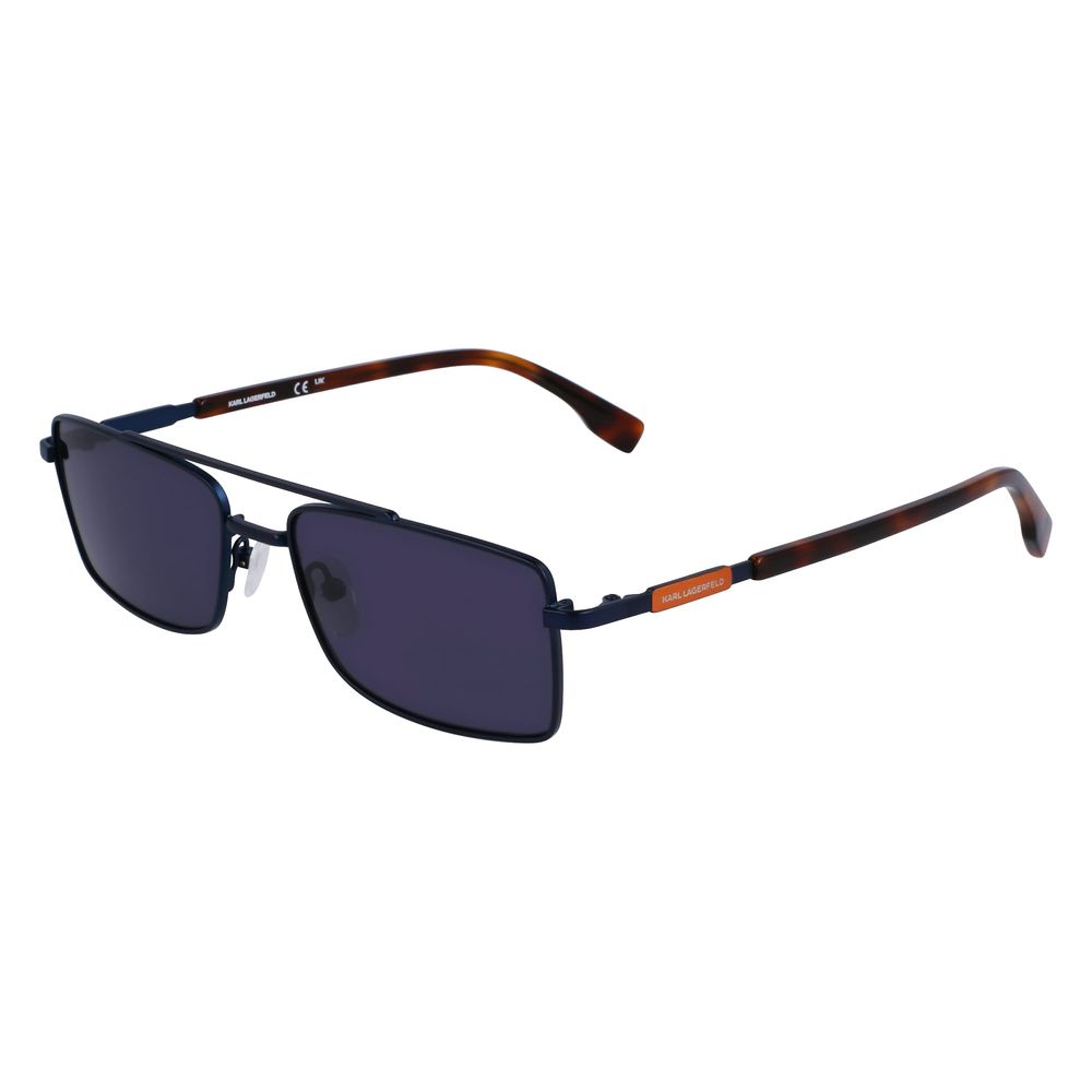 Blue Metal Sunglasses