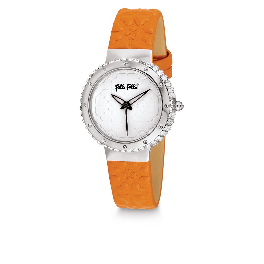  - Orange Leather Watch