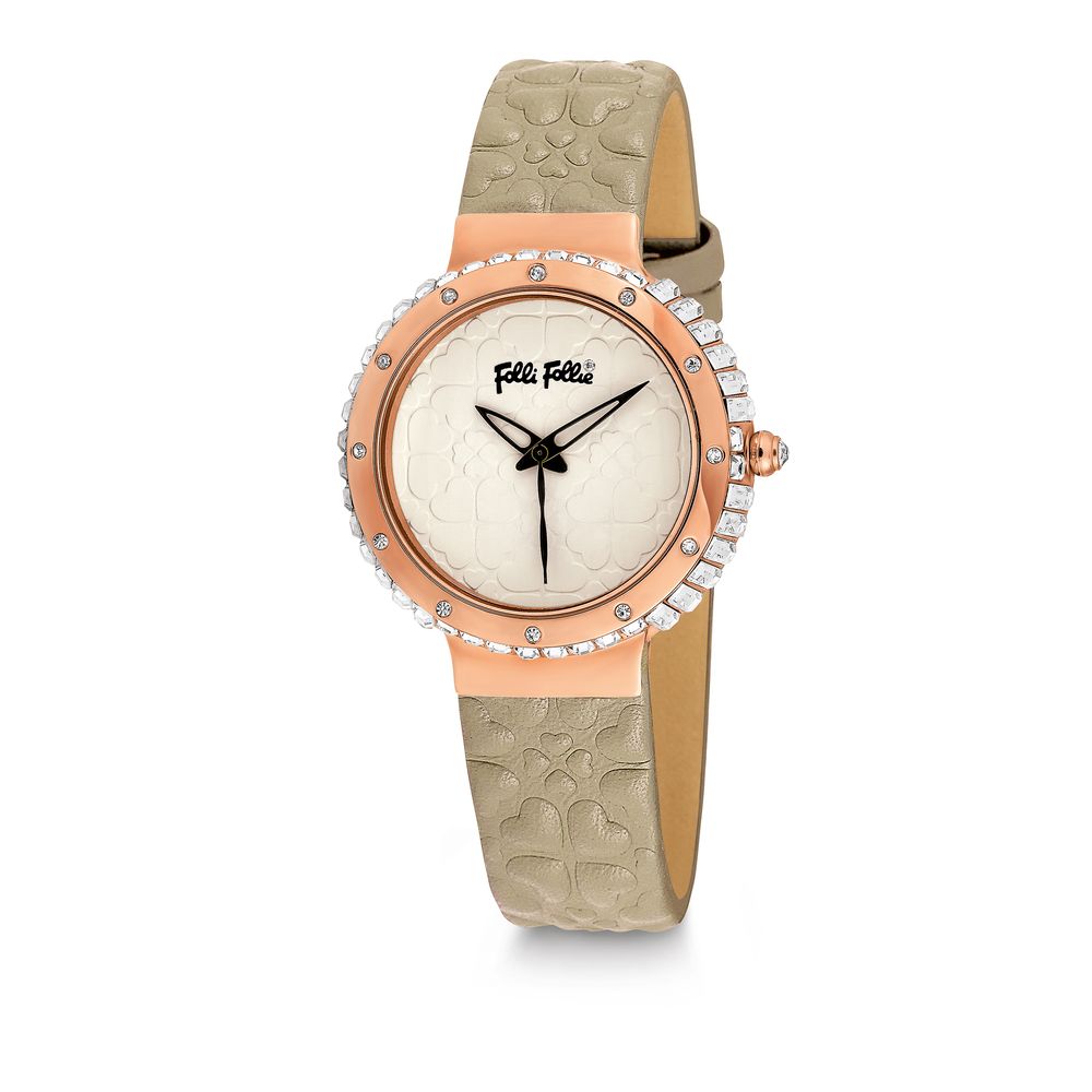  - Beige Leather Watch