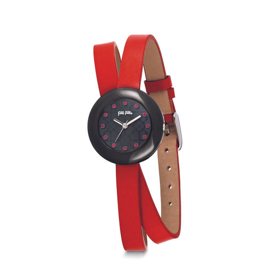  - Red Leather Watch