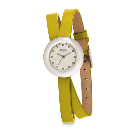  - Yellow Leather Watch