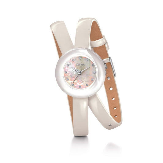  - White Leather Watch