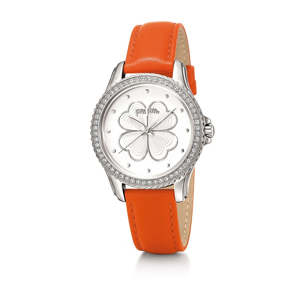  - Orange Leather Watch