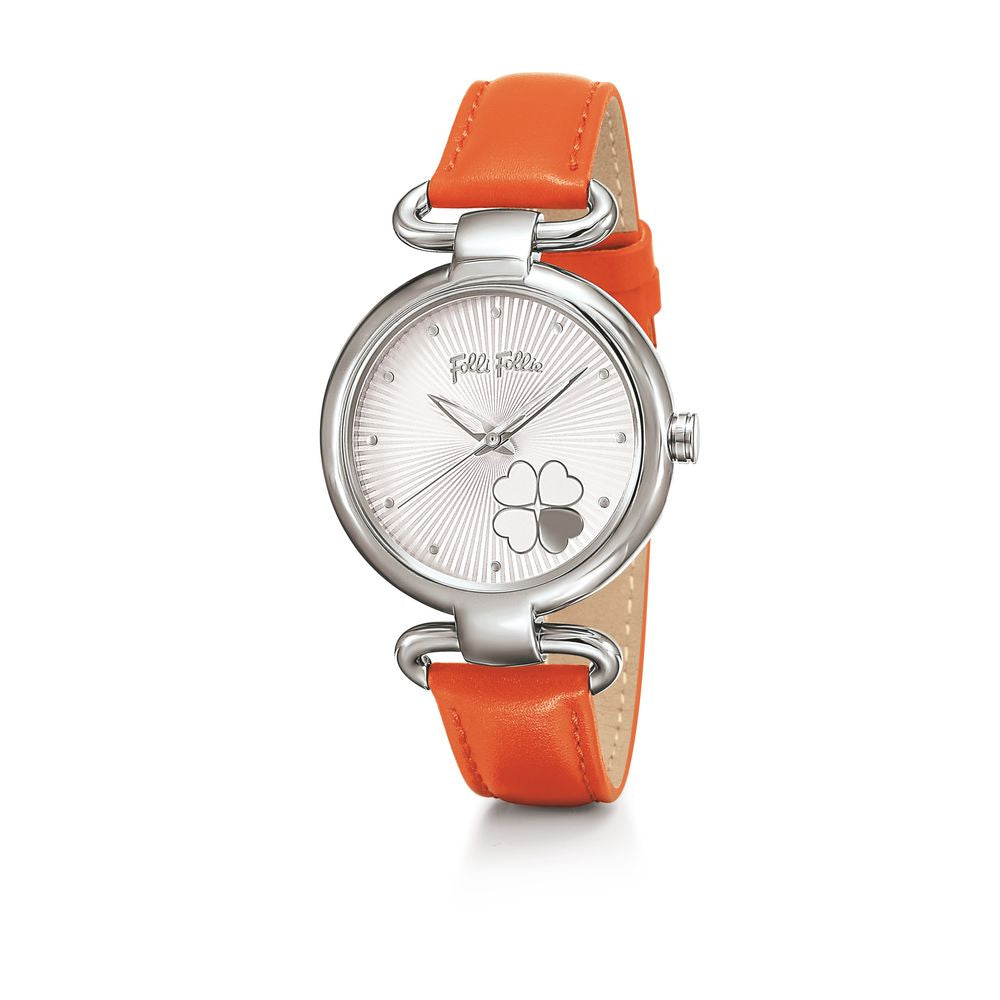  - Orange Leather Watch