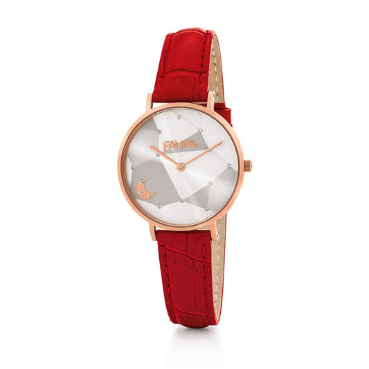  - Red Leather Watch