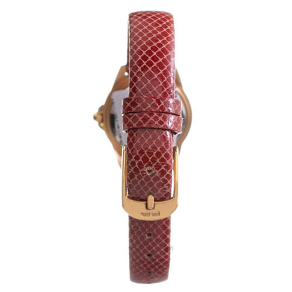  - Red Leather Watch