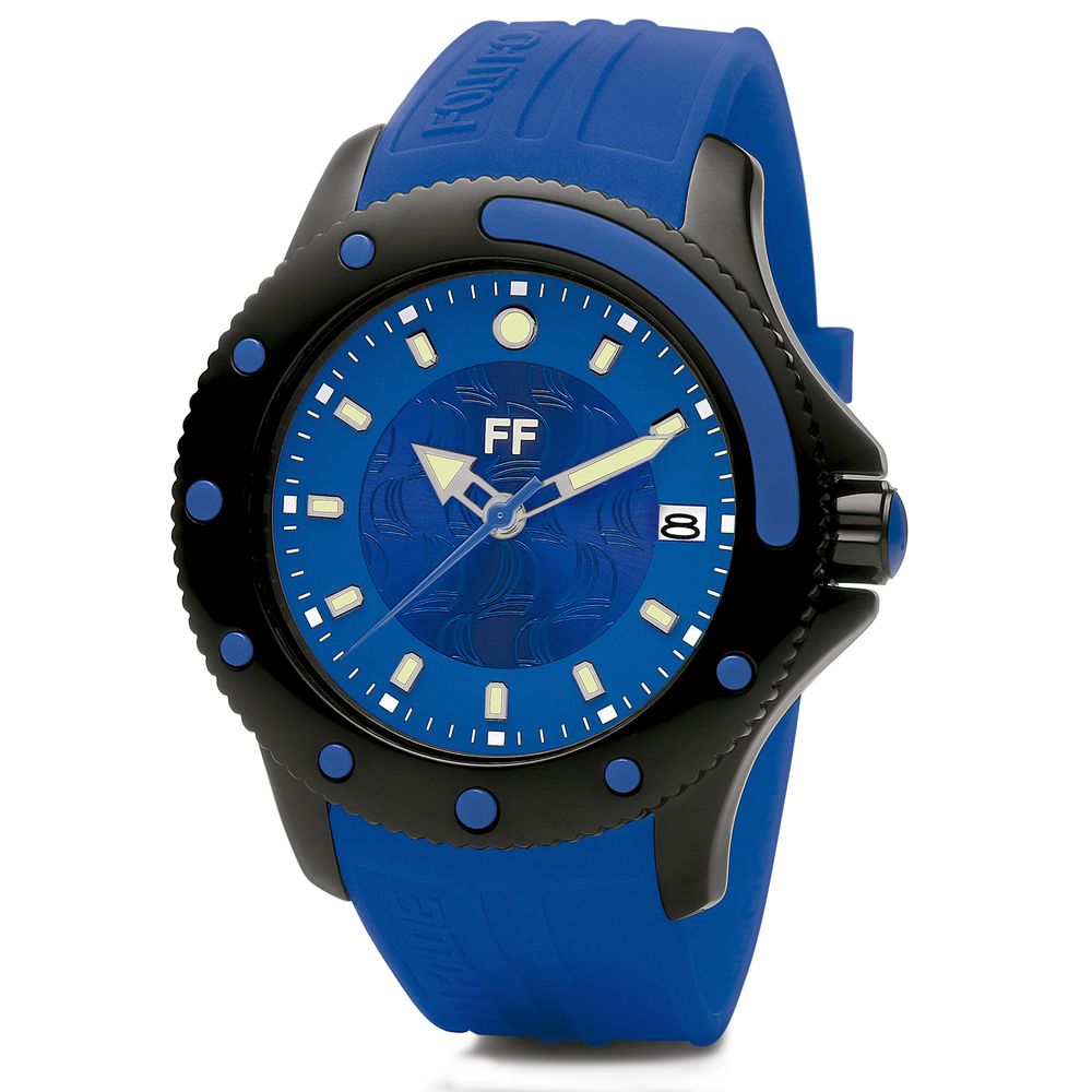  - Blue Silicone Watch