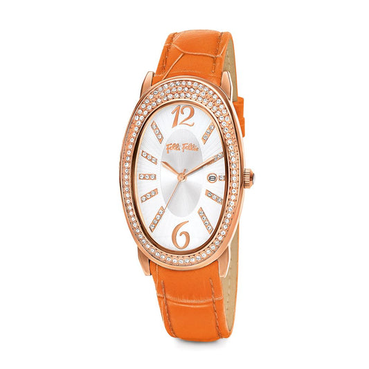  - Orange Leather Watch