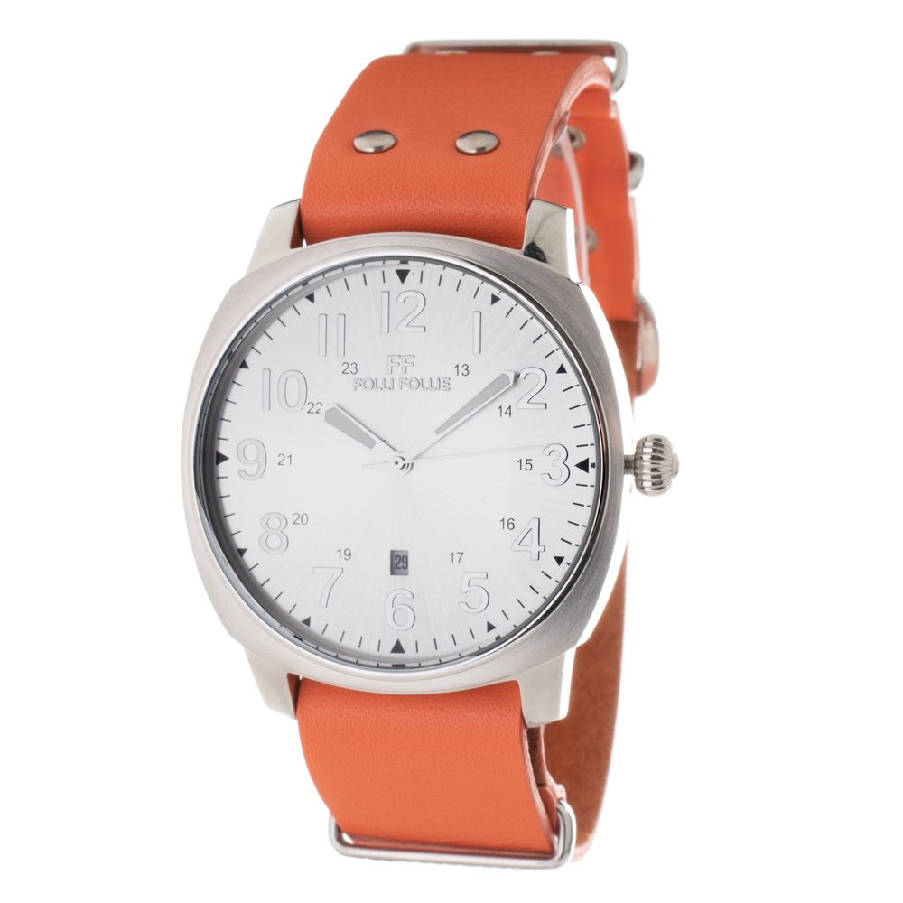  - Orange Leather Watch