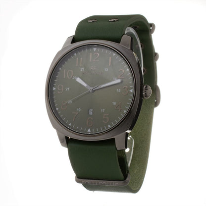  - Green Leather Watch