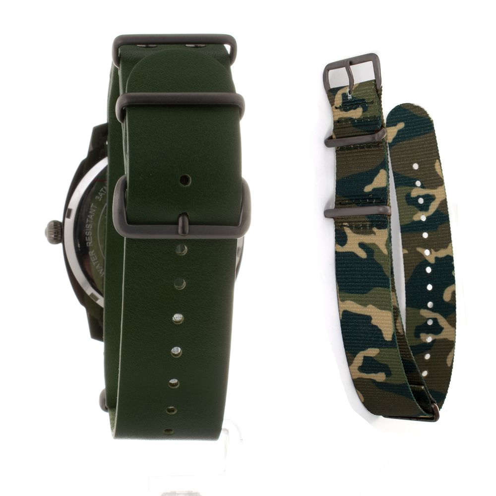 Green Leather Watch