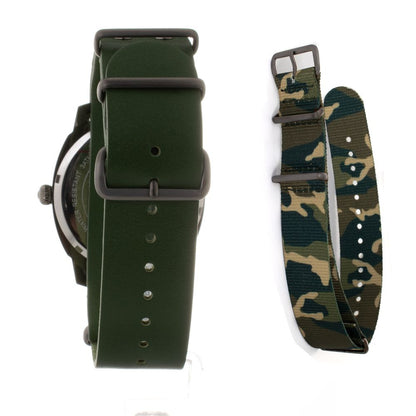  - Green Leather Watch