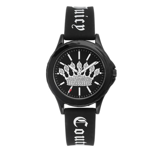  - Black Silicone Watch